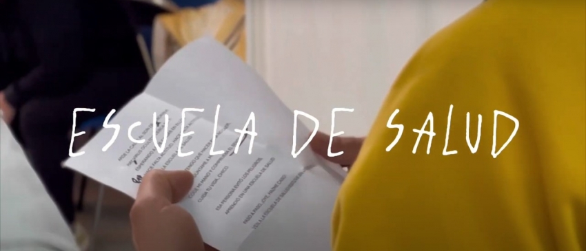 Fotograma del vídeo de presentación de la buena práctica elaborada por ACLAD Alborada